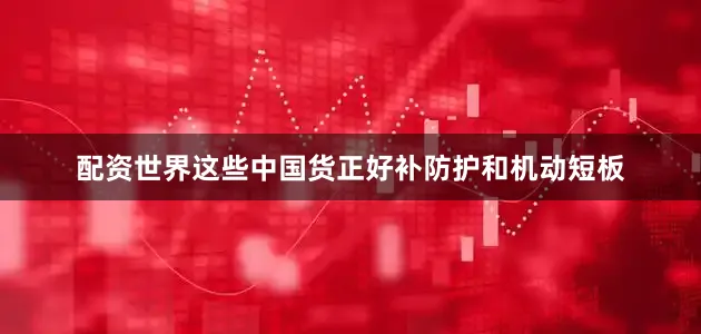 配资世界这些中国货正好补防护和机动短板
